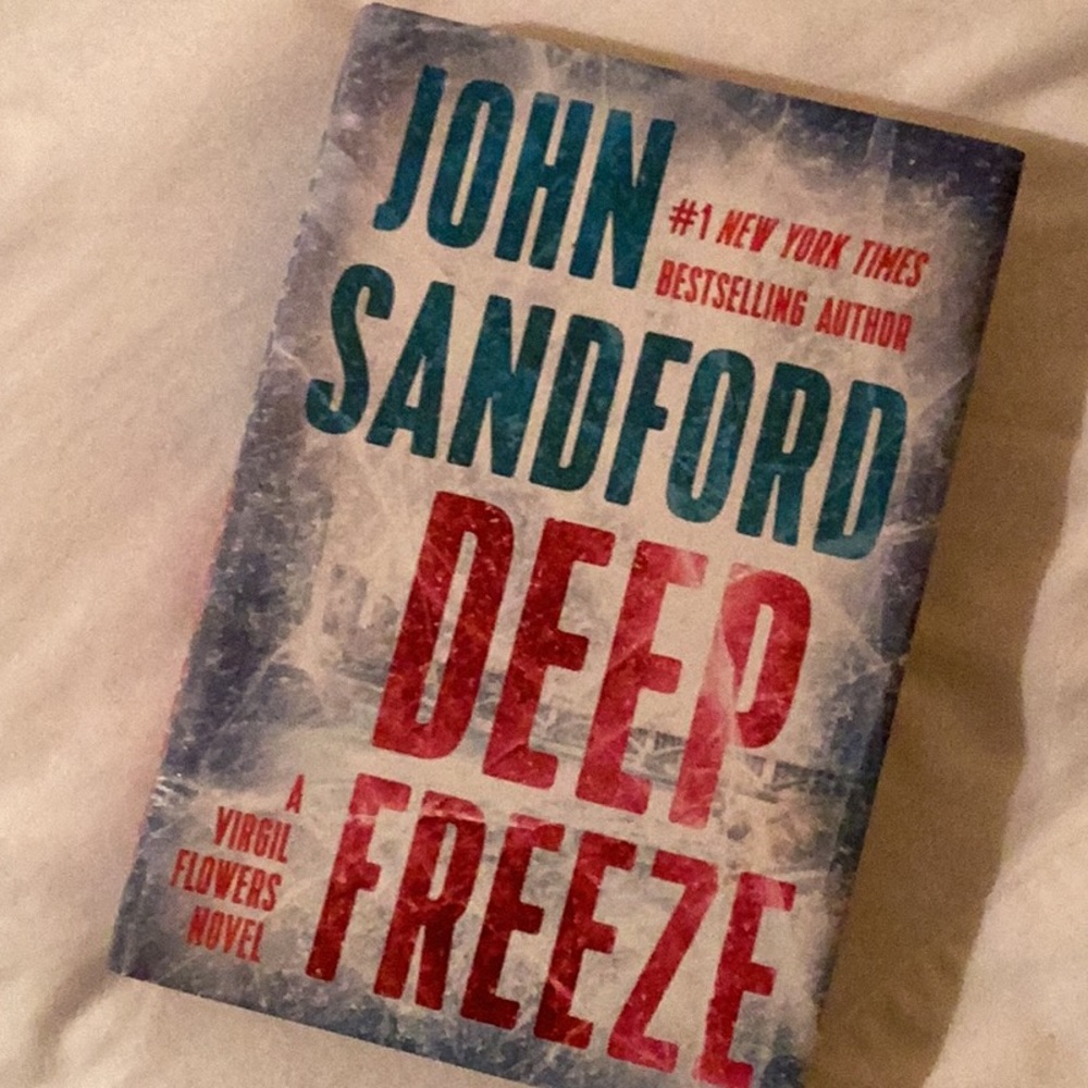 JOHN SANDFORD HARDCOVER NOVEL “DEEP FREEZE”